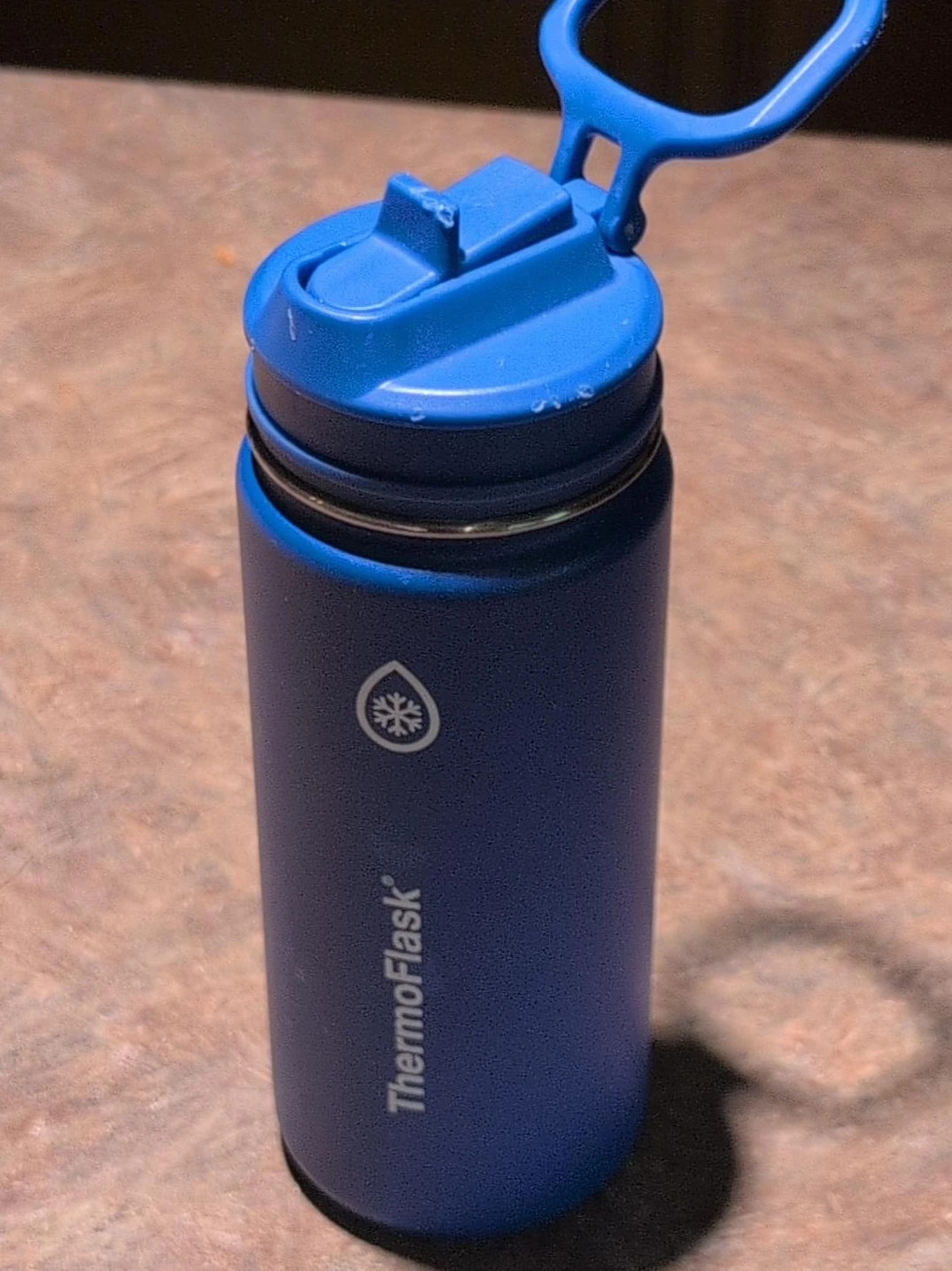 ThermoFlask Blue Water Bottle