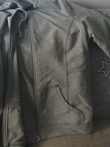 Grey Zip-Up Hoodie