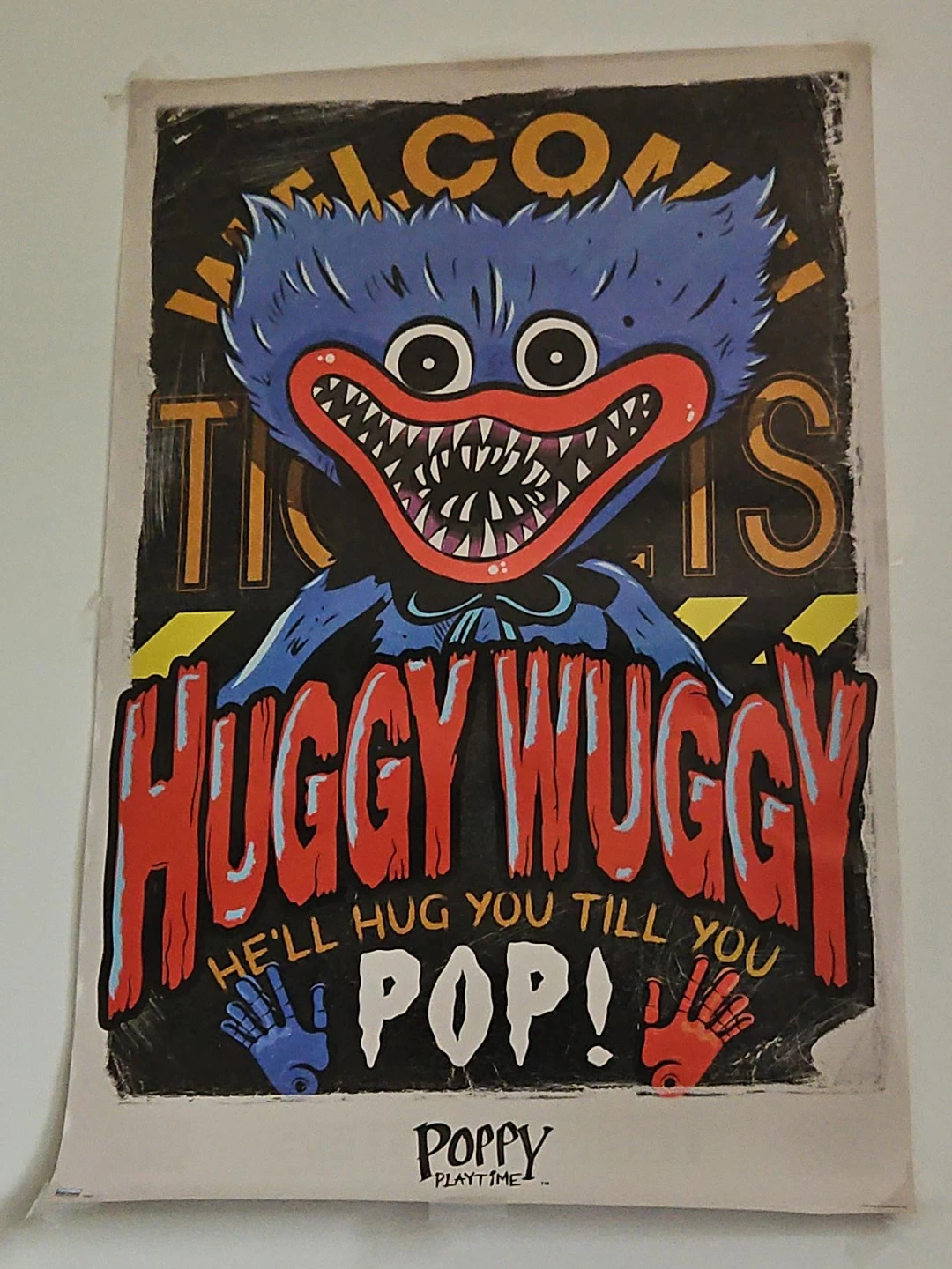 Poppy Playtime Huggy Wuggy Poster