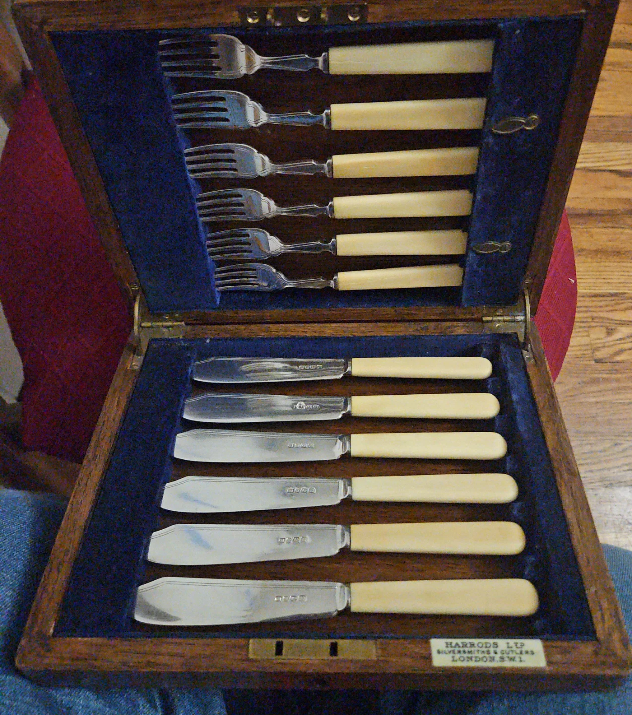 Harrods Ltd Silverware Set with Case