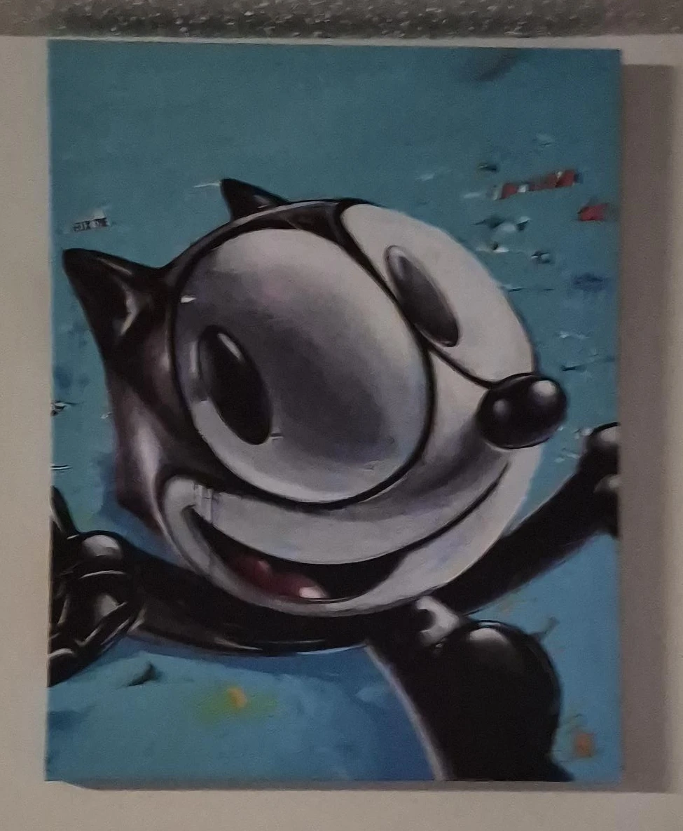 Felix the Cat Canvas Art Print