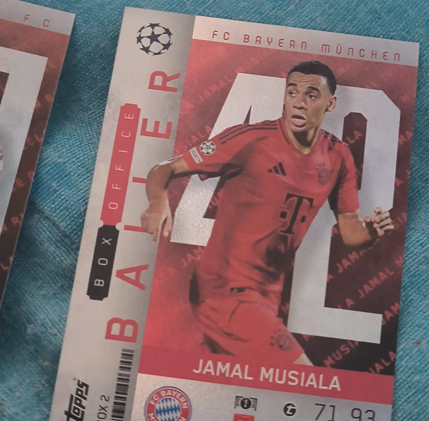 Topps Jamal Musiala FC Bayern München Baller Card