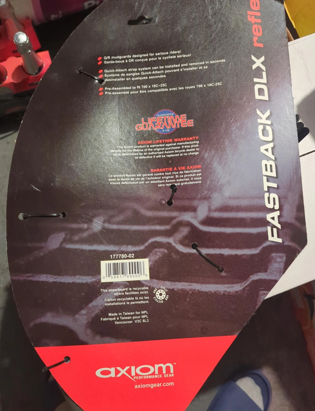 Axiom Fastback DLX Reflective Mudguards for Bicycle - photo 2