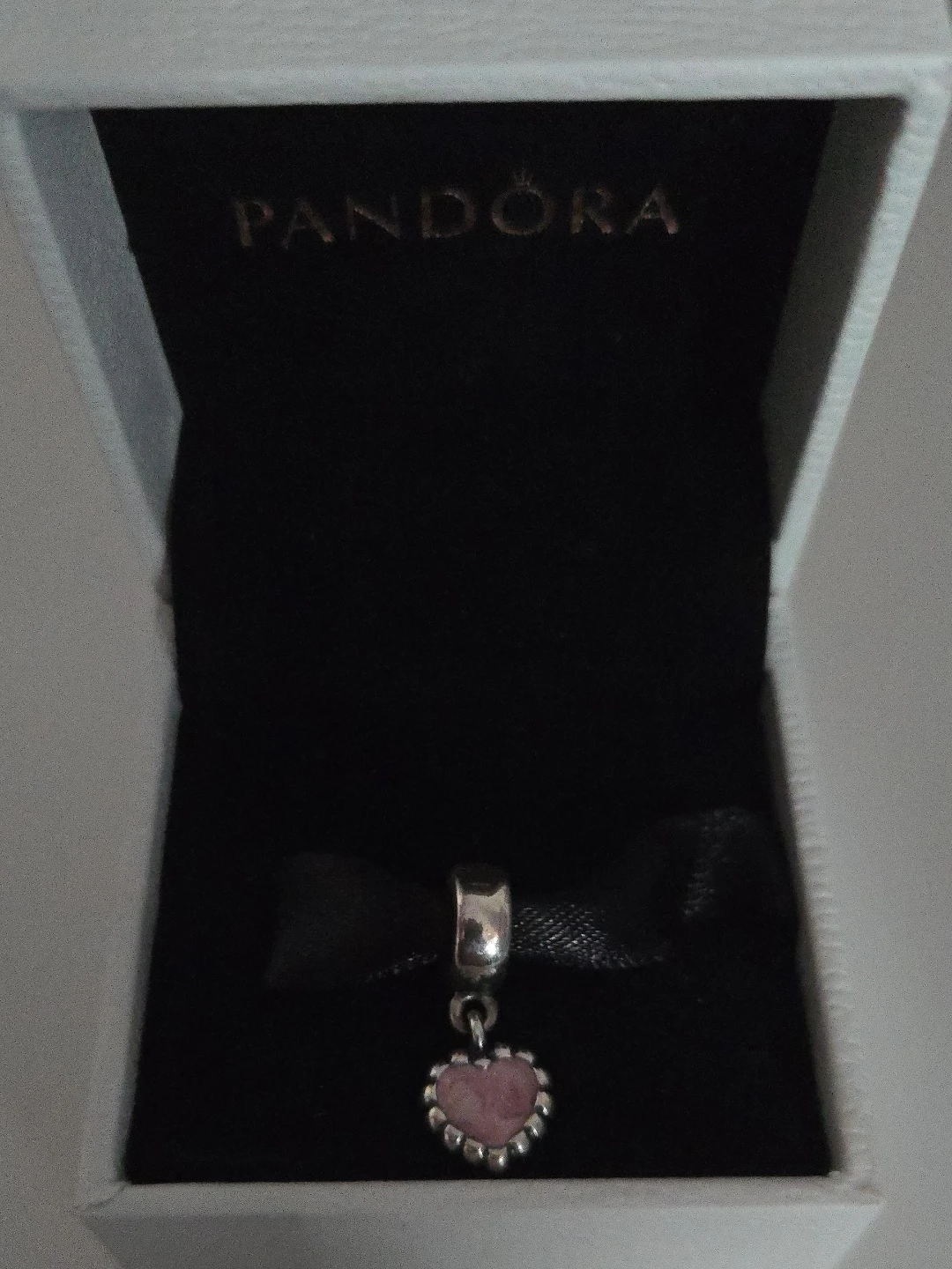 Pandora Pink Heart Charm