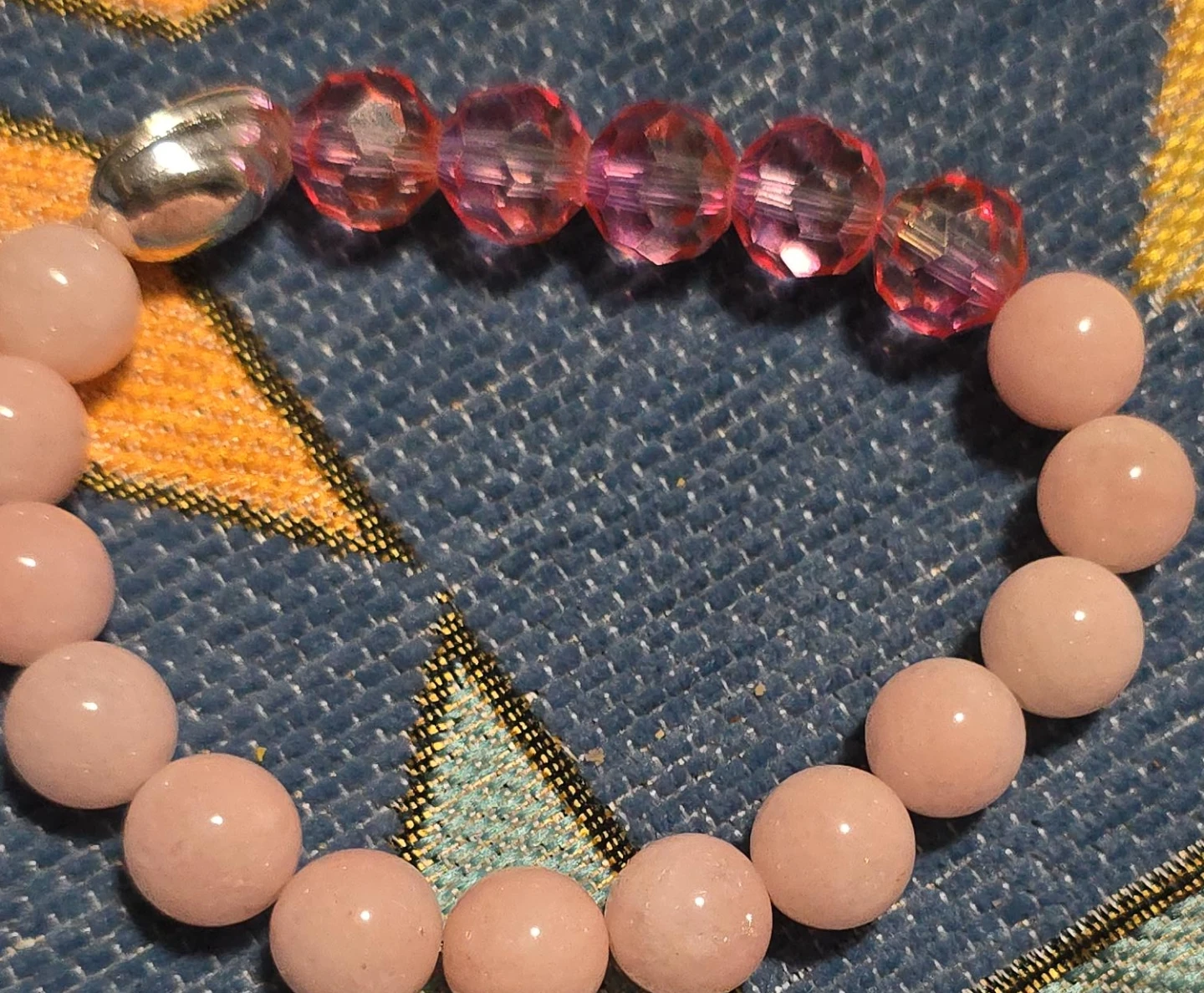 Pink Beaded Bracelet