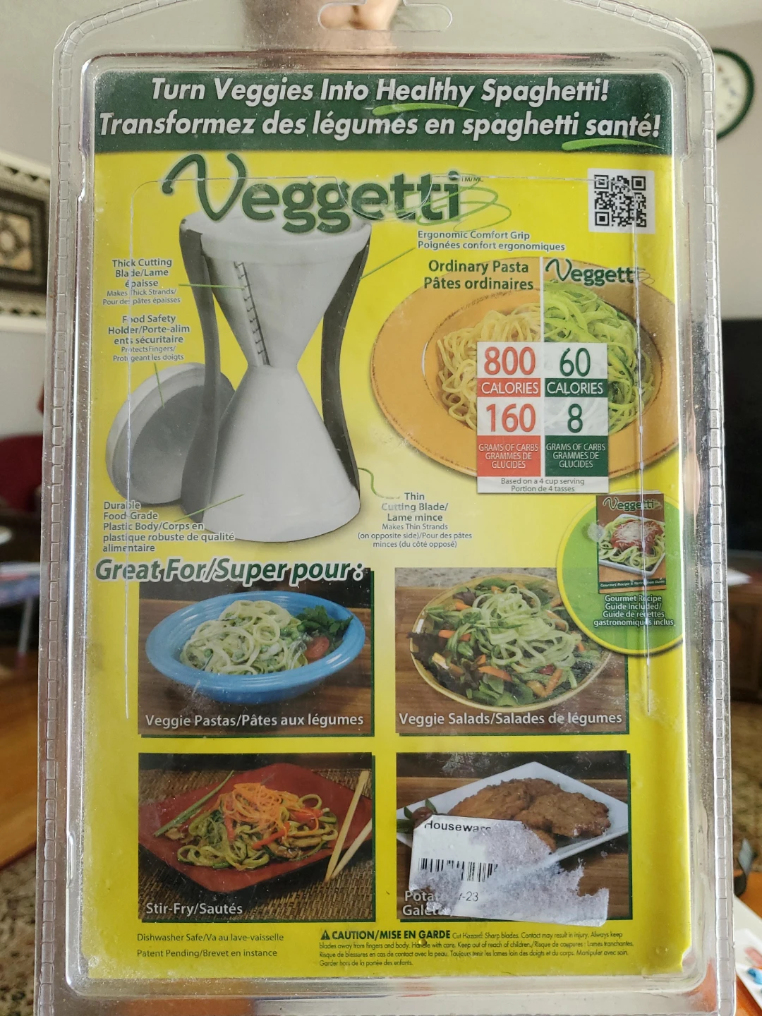 Veggetti Vegetable Spiralizer - Turn Veggies Into Spaghetti!