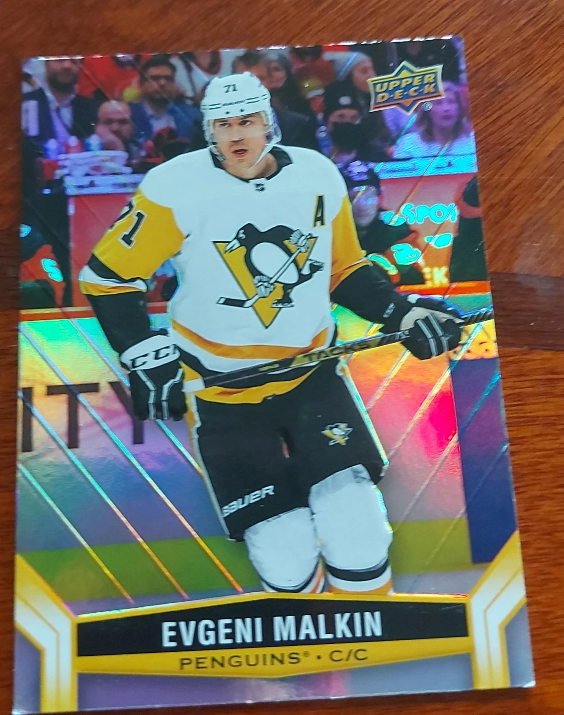 Upper Deck Evgeni Malkin Hockey Card