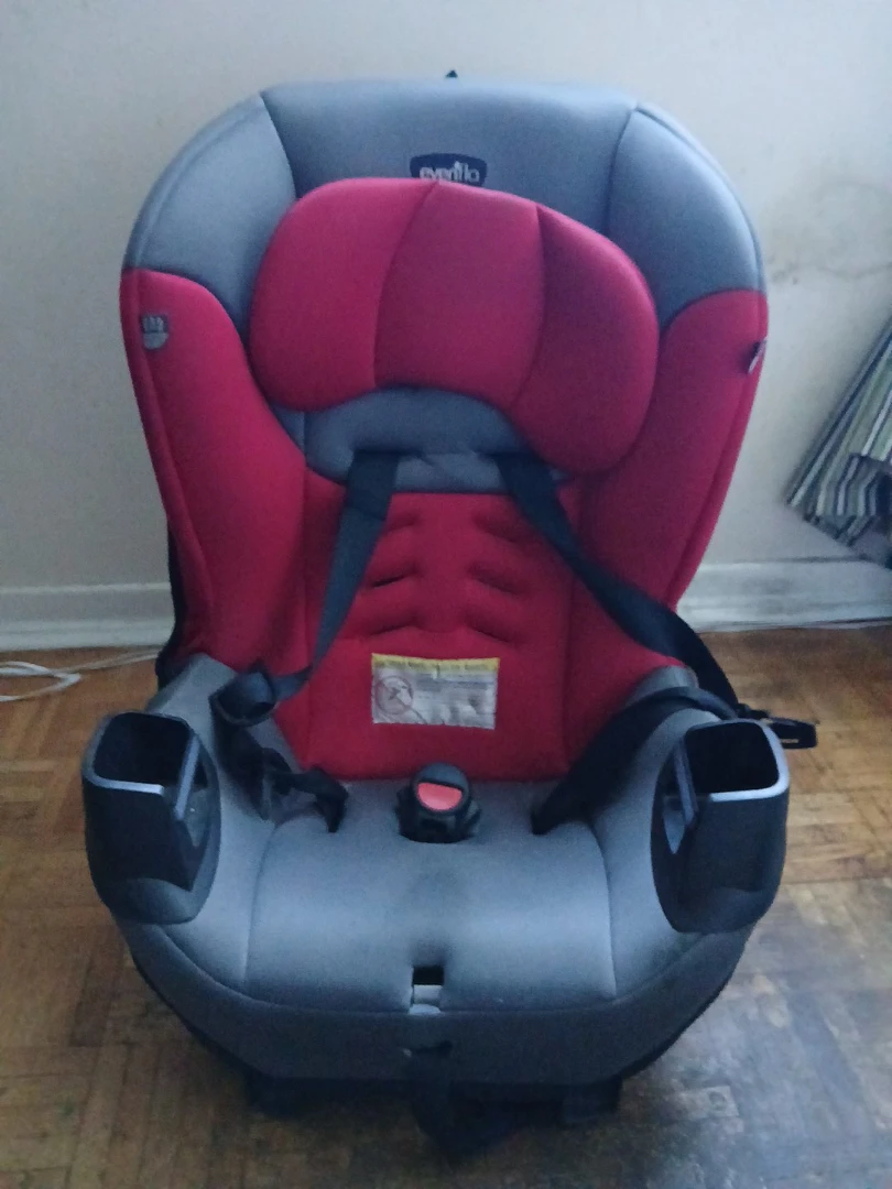 Evenflo Car Seat - Red and Grey