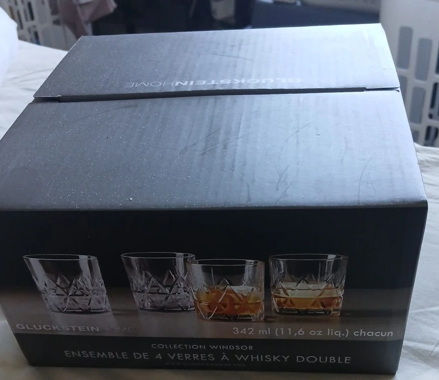 Gluckstein Home Windsor Collection Whisky Glasses Set of 4