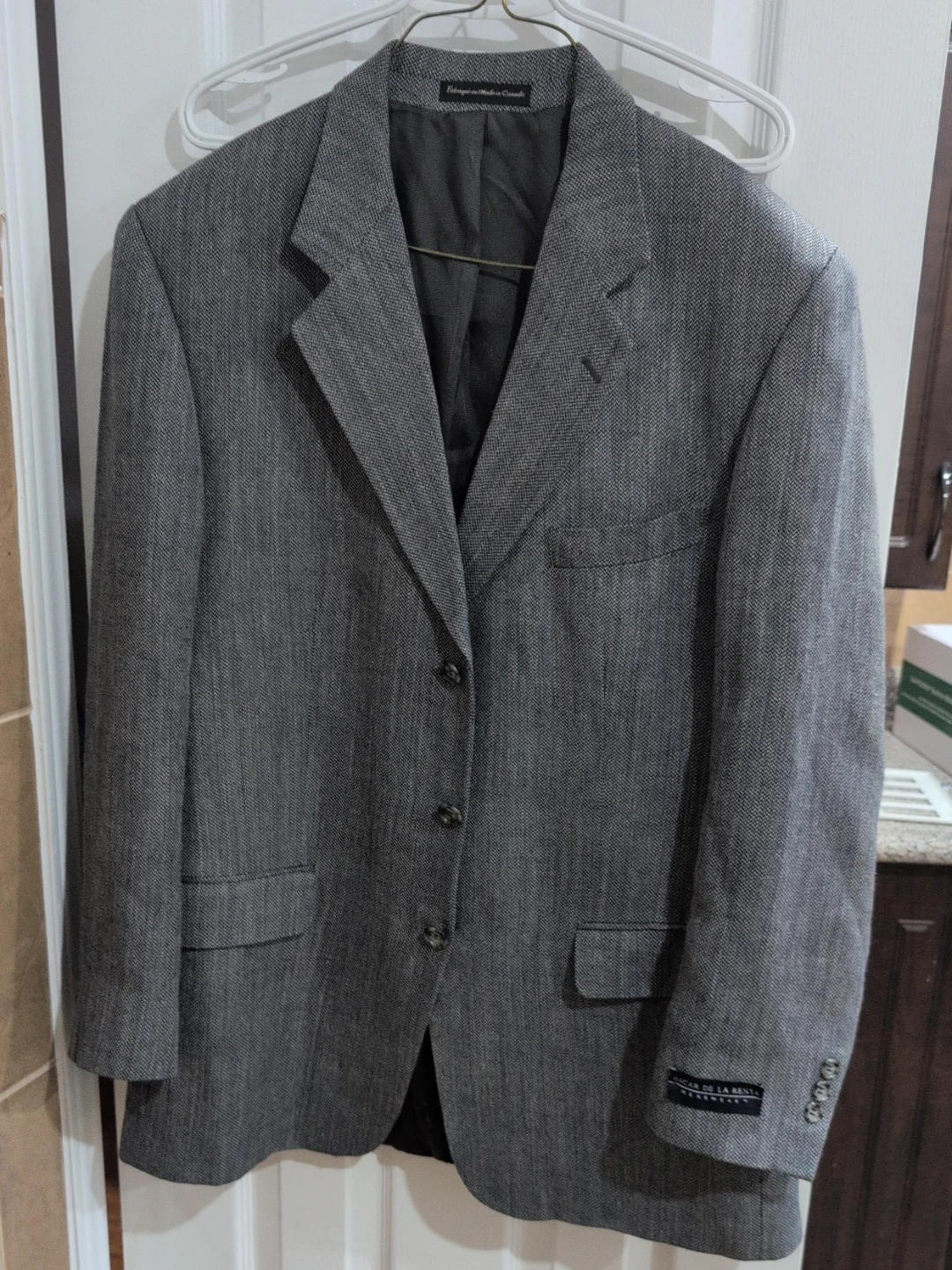 Oscar de la Renta Grey Blazer