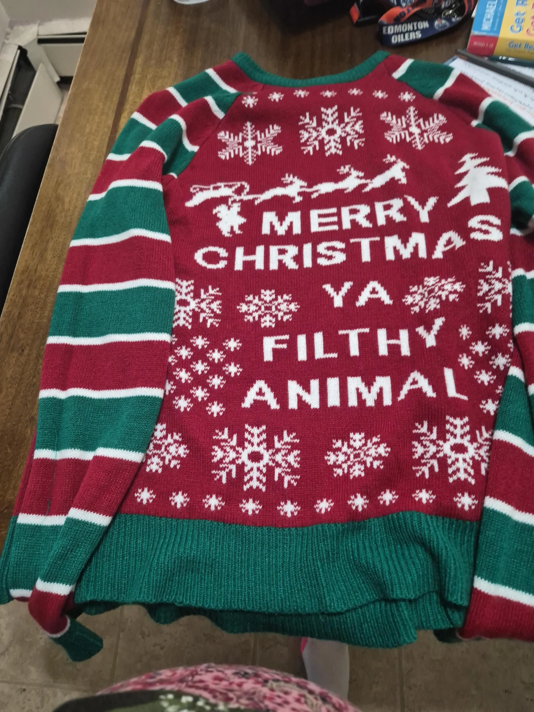 Merry Christmas Ya Filthy Animal Sweater