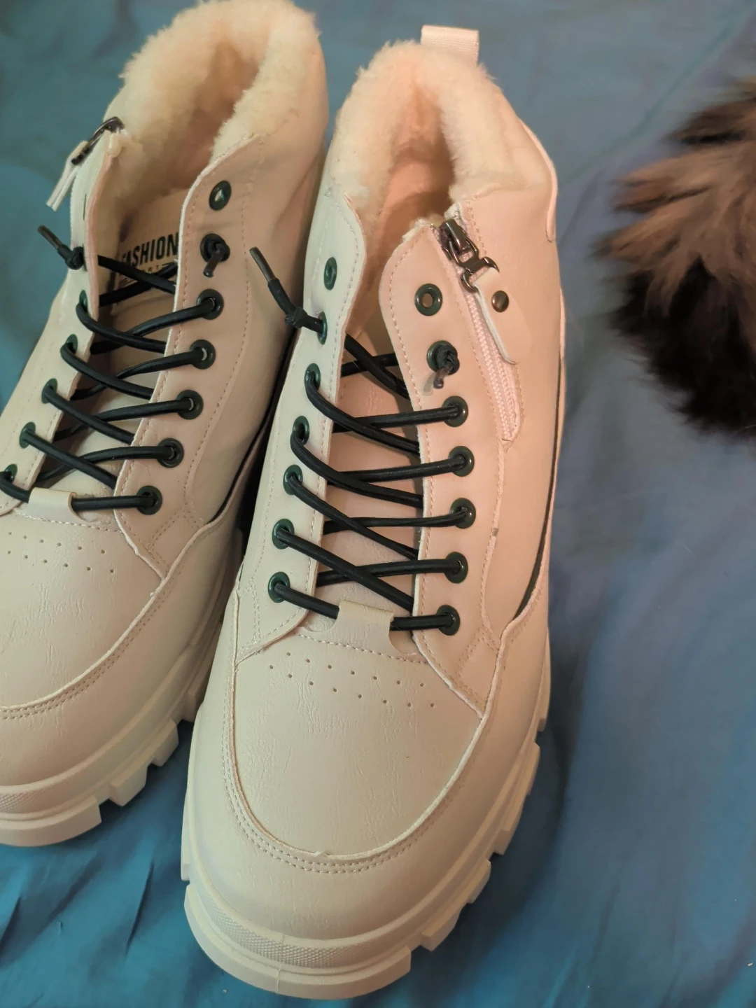 White Winter Boots Size 43