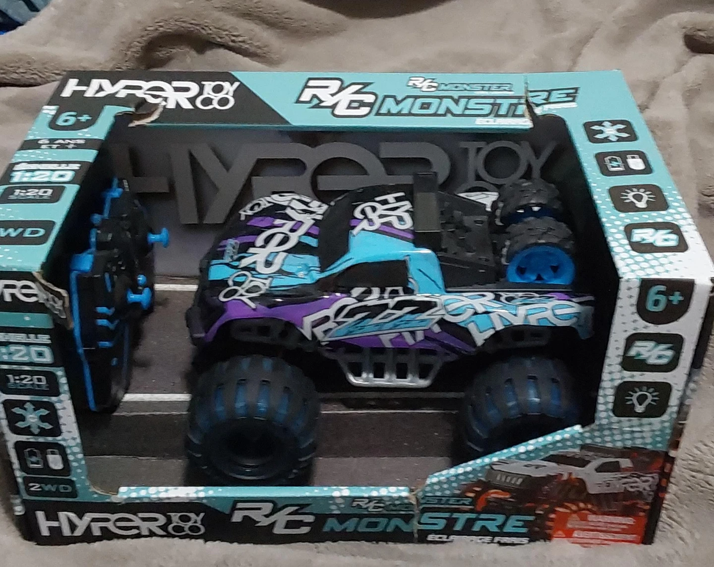 Hyper Toy RC Monster Truck 1:20 Scale