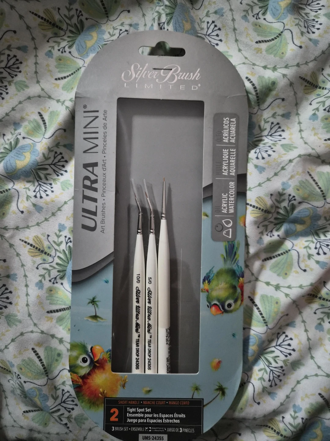 Silver Brush Ultra Mini Tight Spot Art Brush Set