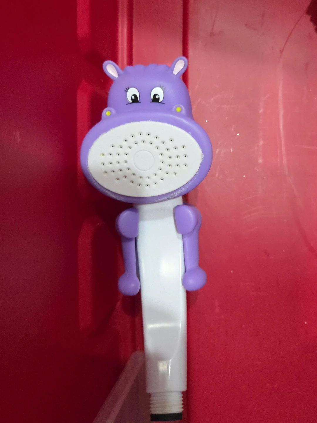 Kids Hippo Shower Head - Purple