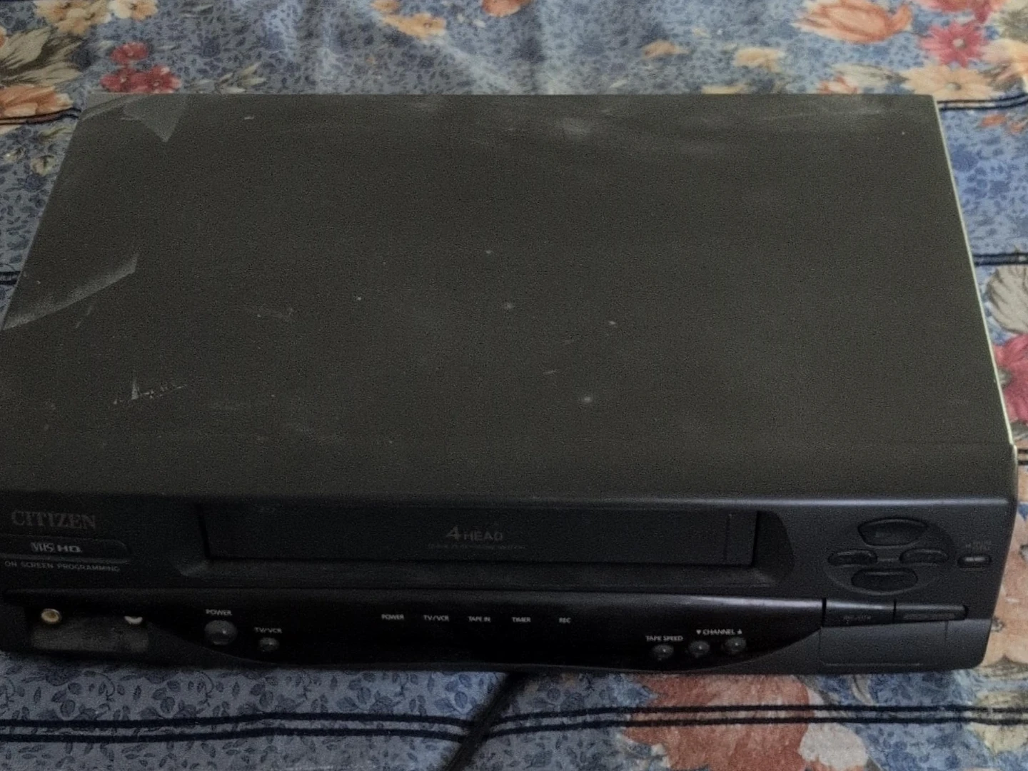 Citizen VHS HQ 4 Head VCR no remote