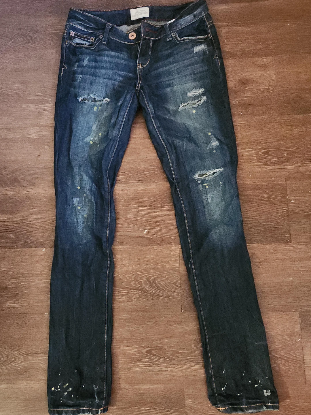 Y2K Distressed Blue Jeans