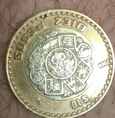Mexico 10 Pesos Coin