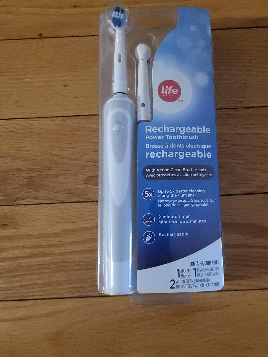 Life Brand Rechargeable Power Toothbrush