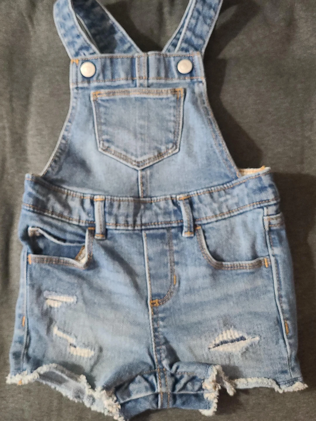 Old Navy Denim Shortalls Size 2T