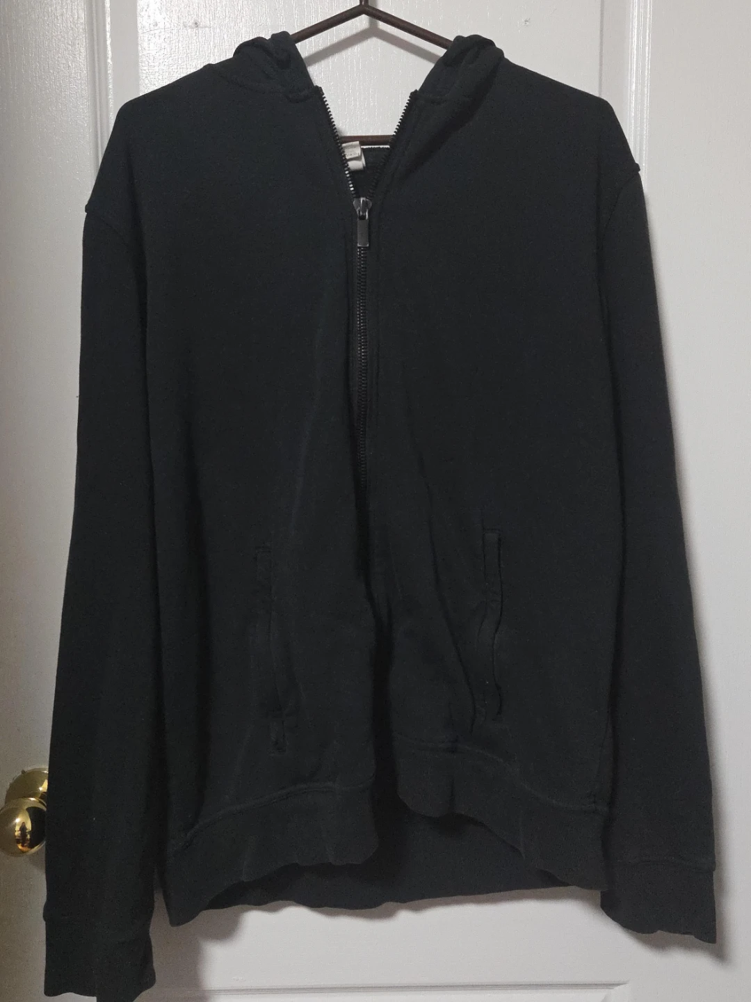 Black Full Zip Hoodie