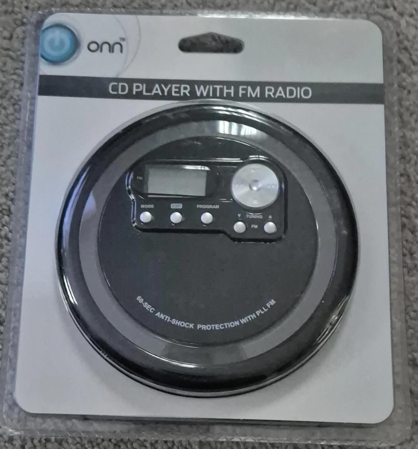 Onn CD Player with FM Radio