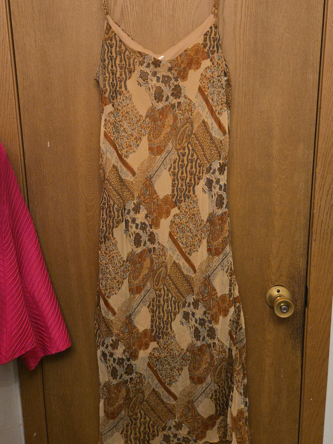 Boho Print Spaghetti Strap Dress