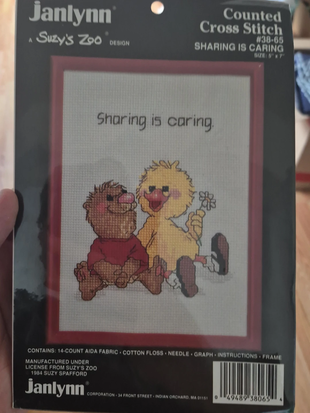 Janlynn Counted Cross Stitch Kit #38-65 Sharing is Caring