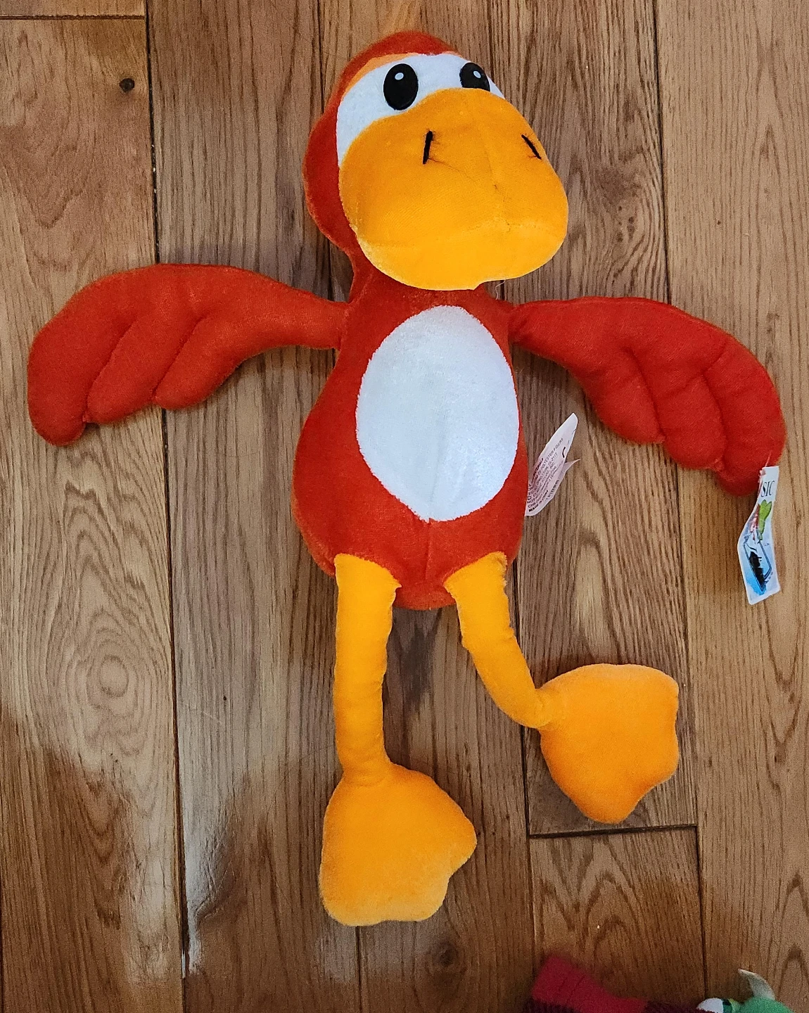 Plush Red Bird Toy