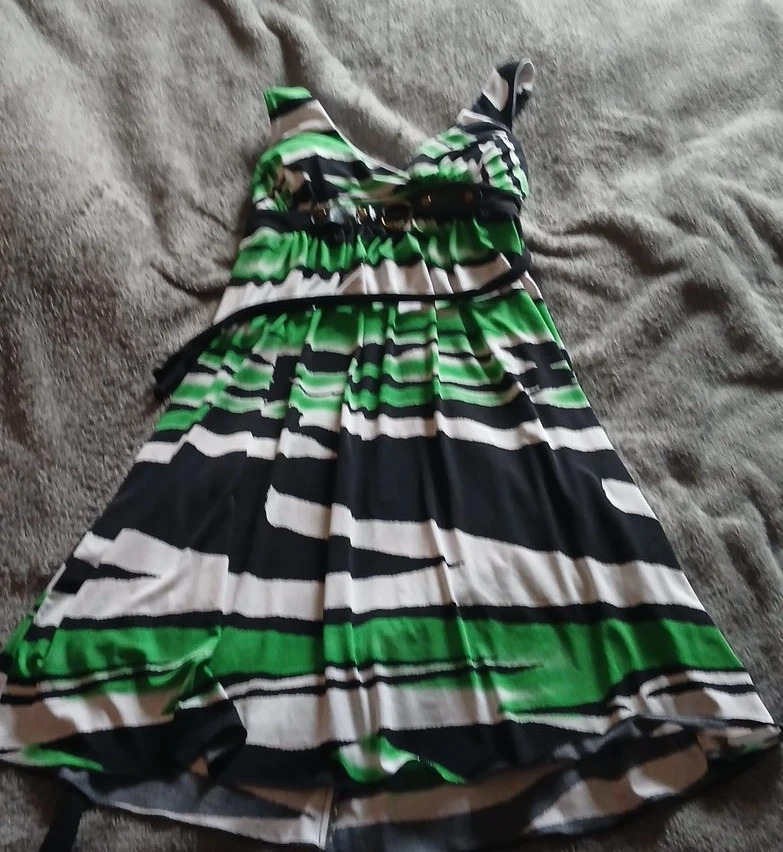 Women's Striped Halter Dress - photo 5