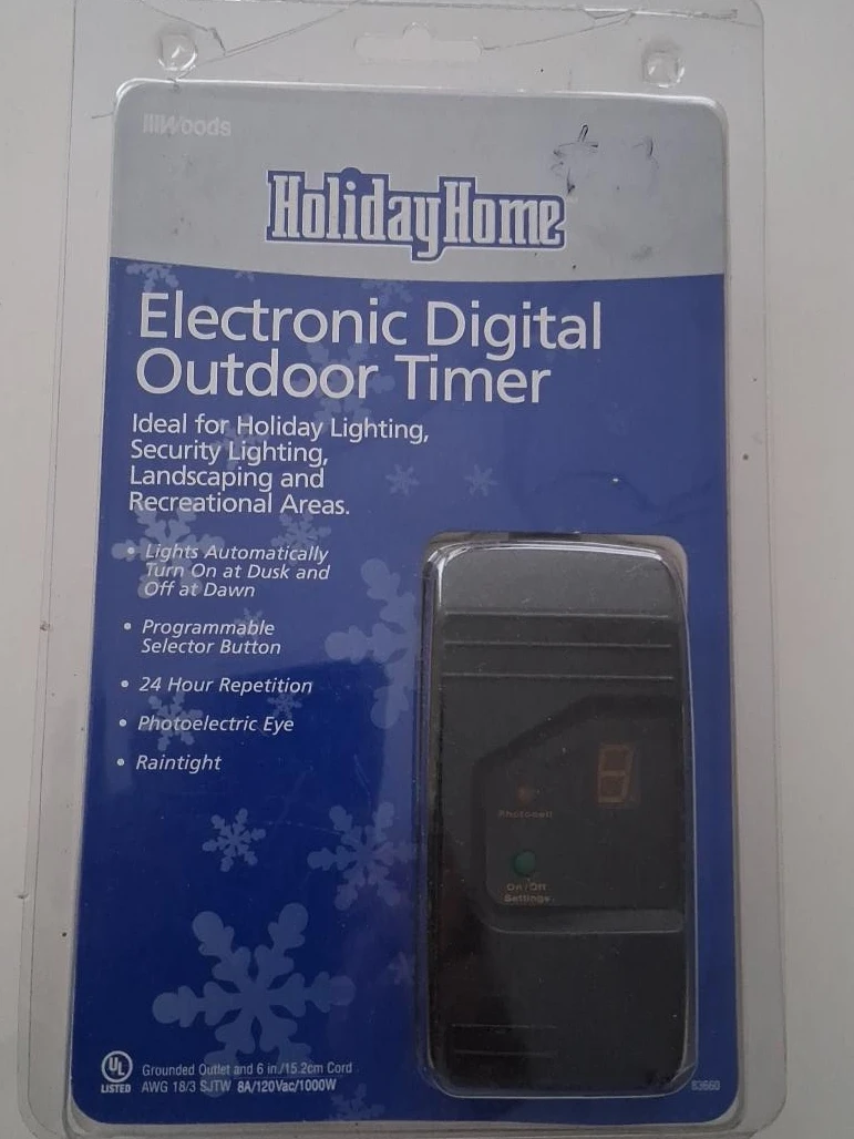 Holiday Home Electronic Digital Outdoor Timer