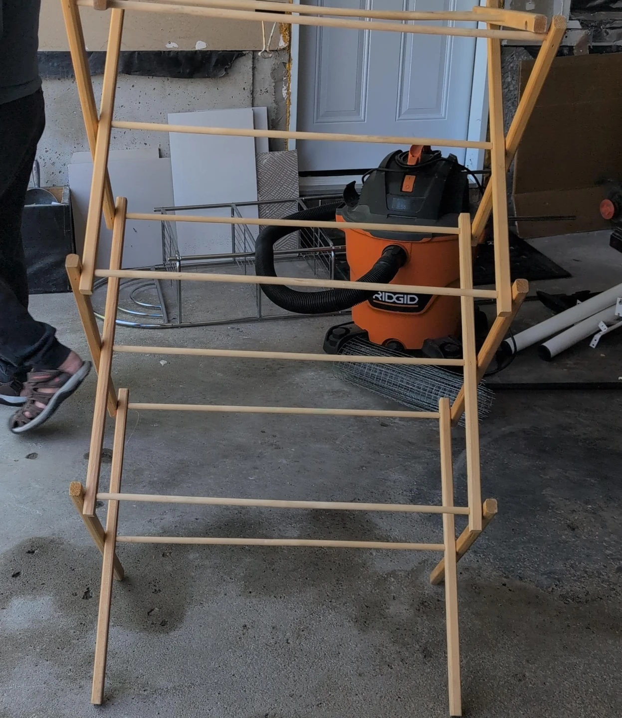 Wooden Folding Drying Rack