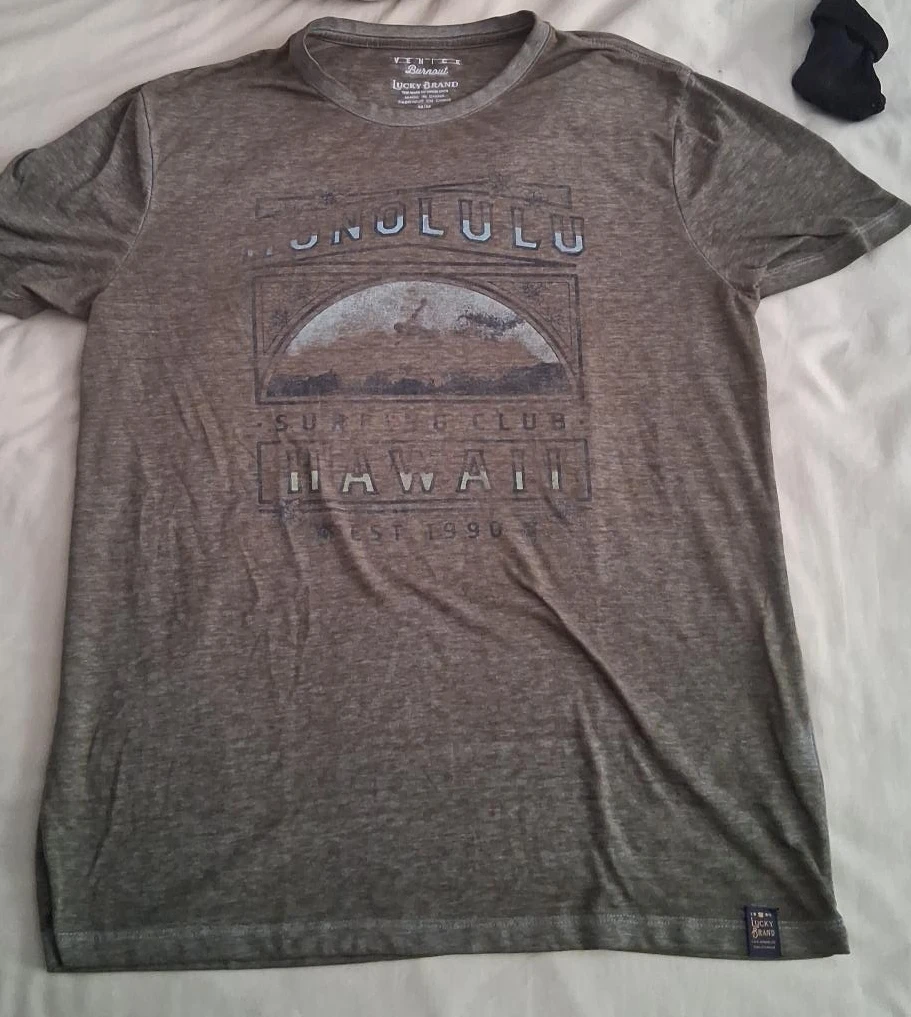 Lucky Brand Honolulu Hawaii Surf Club T-Shirt