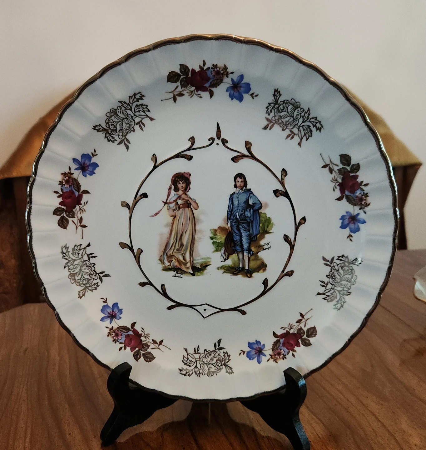 Decorative Plate with Vintage Children