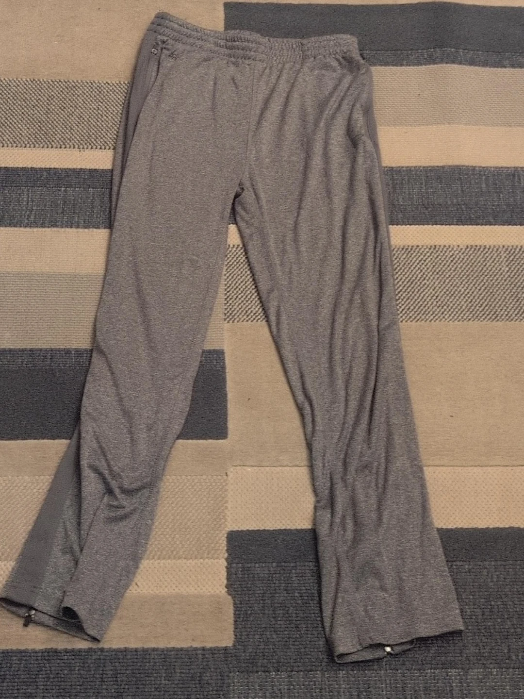 Grey Athletic Track Pants