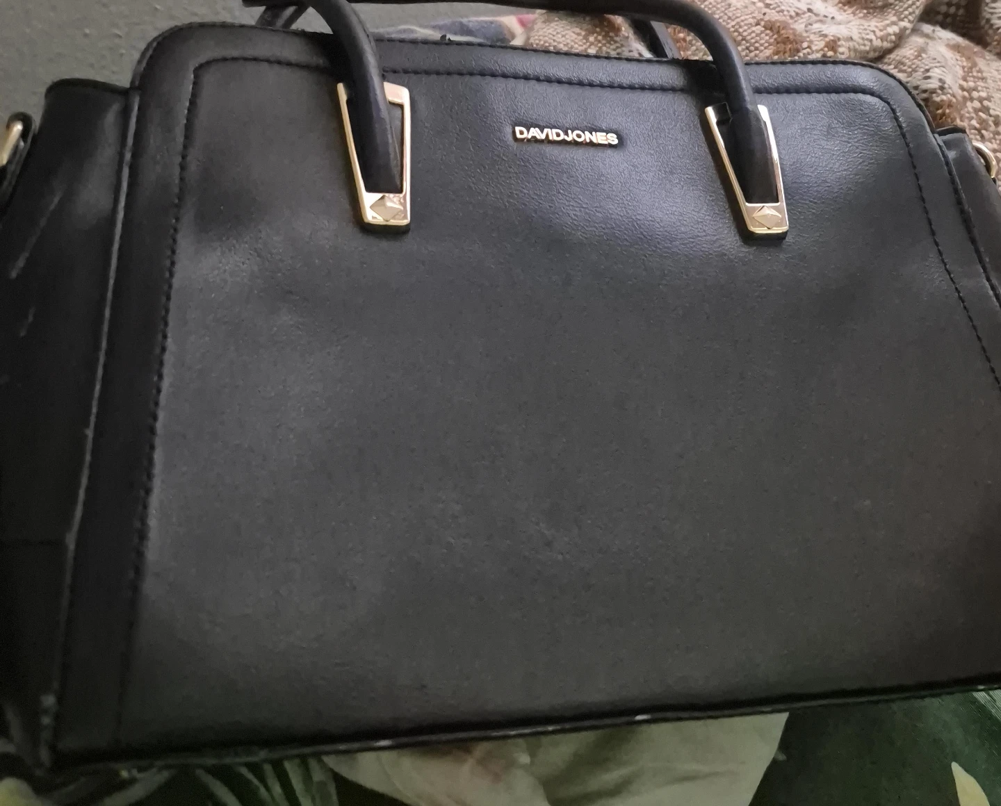 DAVID JONES Black Handbag