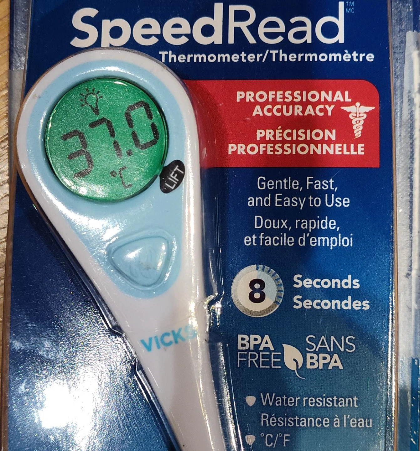Vicks SpeedRead Digital Thermometer Solr