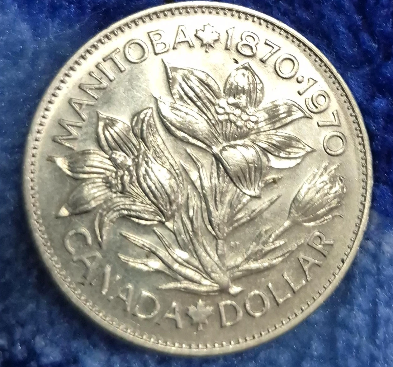 Canada 1970 Manitoba Dollar Coin