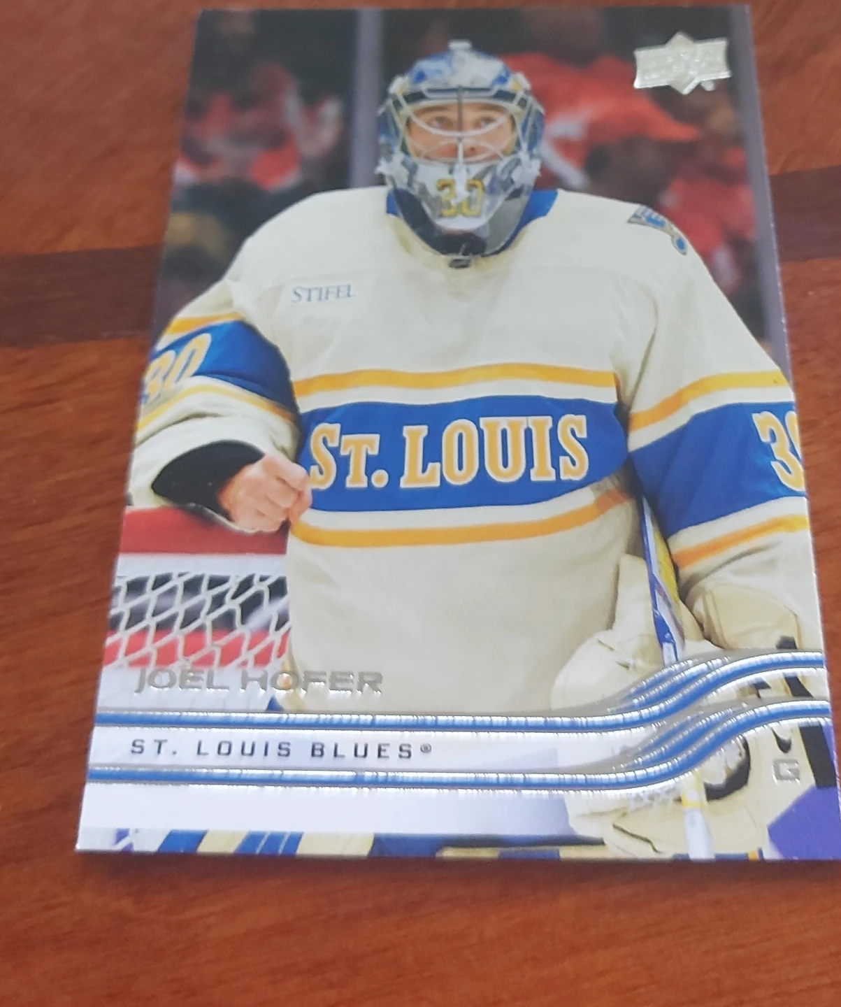 Joel Hofer St. Louis Blues Hockey Card