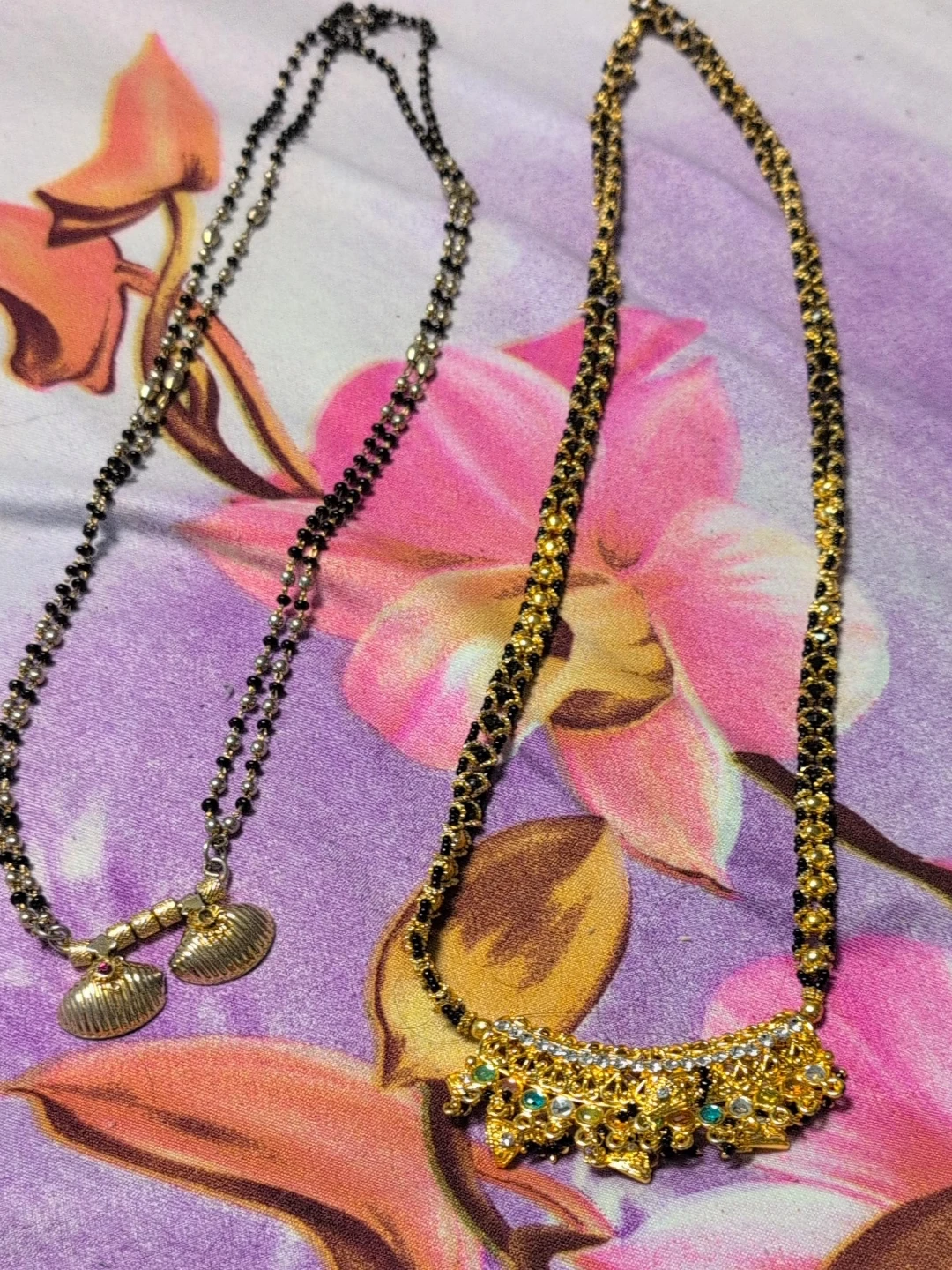 Two Gold Tone Necklaces $9 each