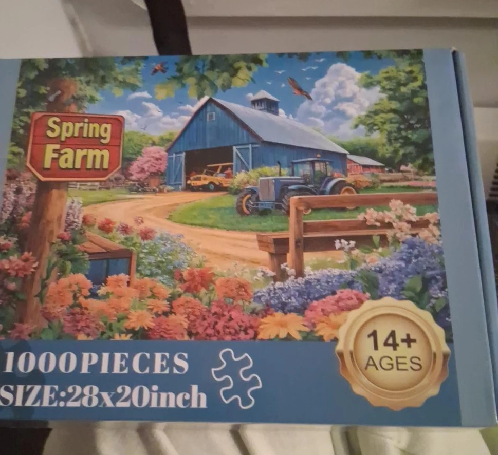 Spring Farm 1000 Piece Jigsaw Puzzle