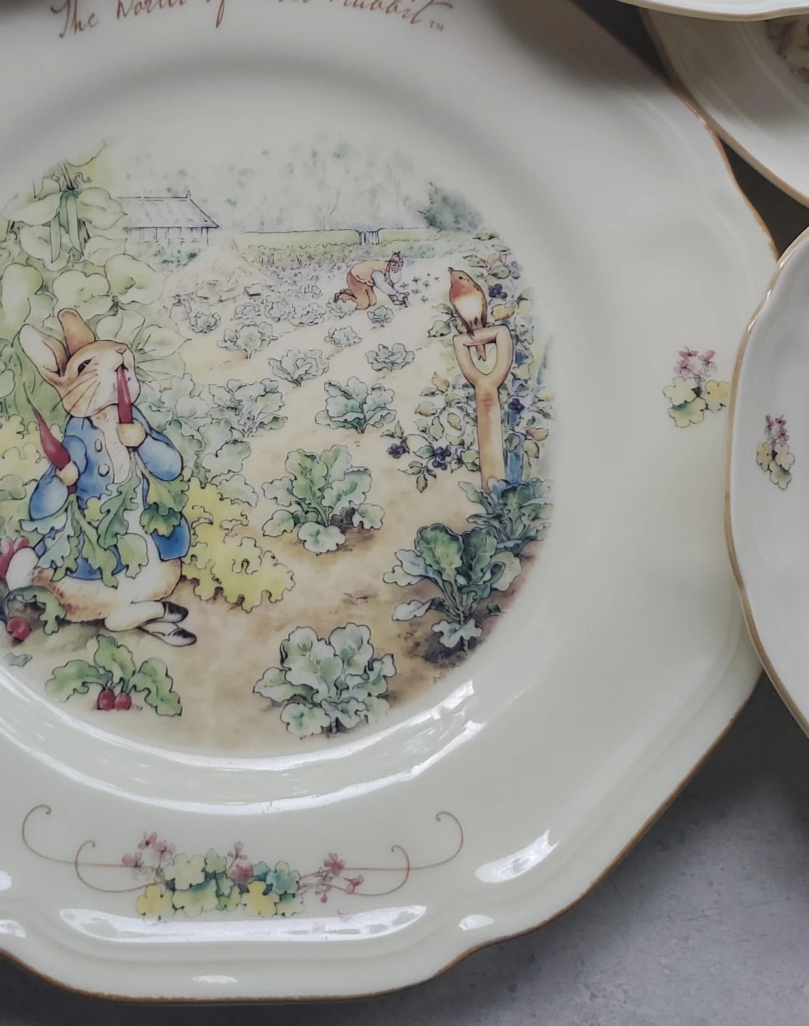 Set of 6 Peter Rabbit Decorative Plates