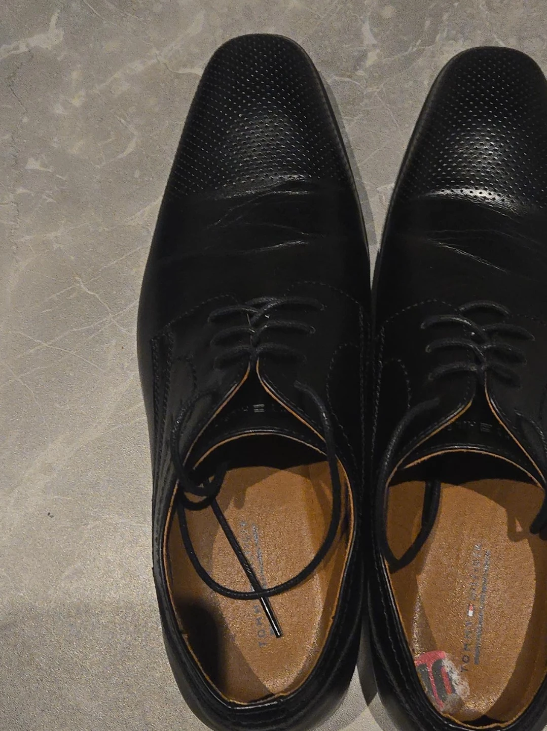 Black Tommy Hilfiger Dress Shoes