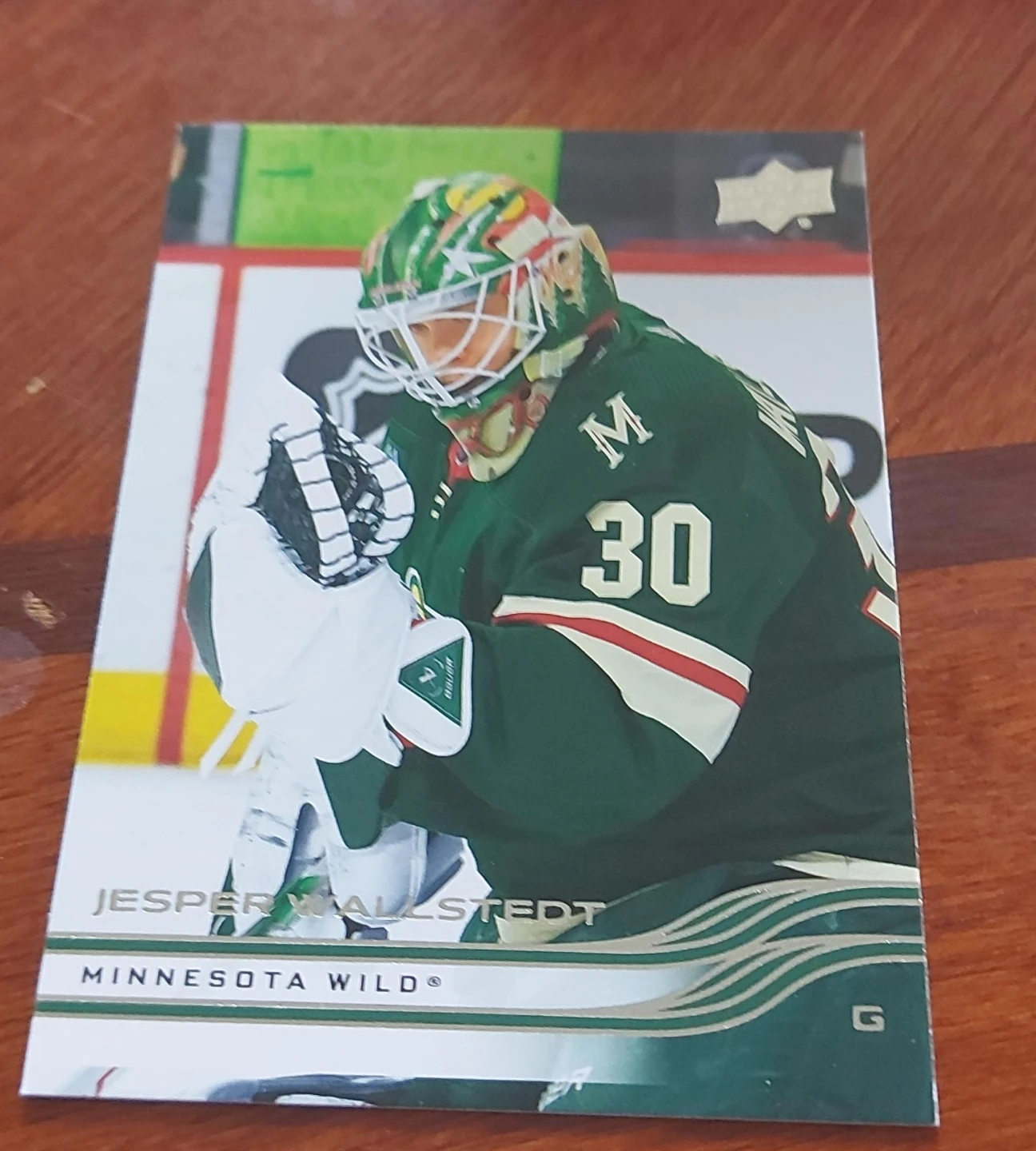 Jesper Wallstedt Minnesota Wild Hockey Card
