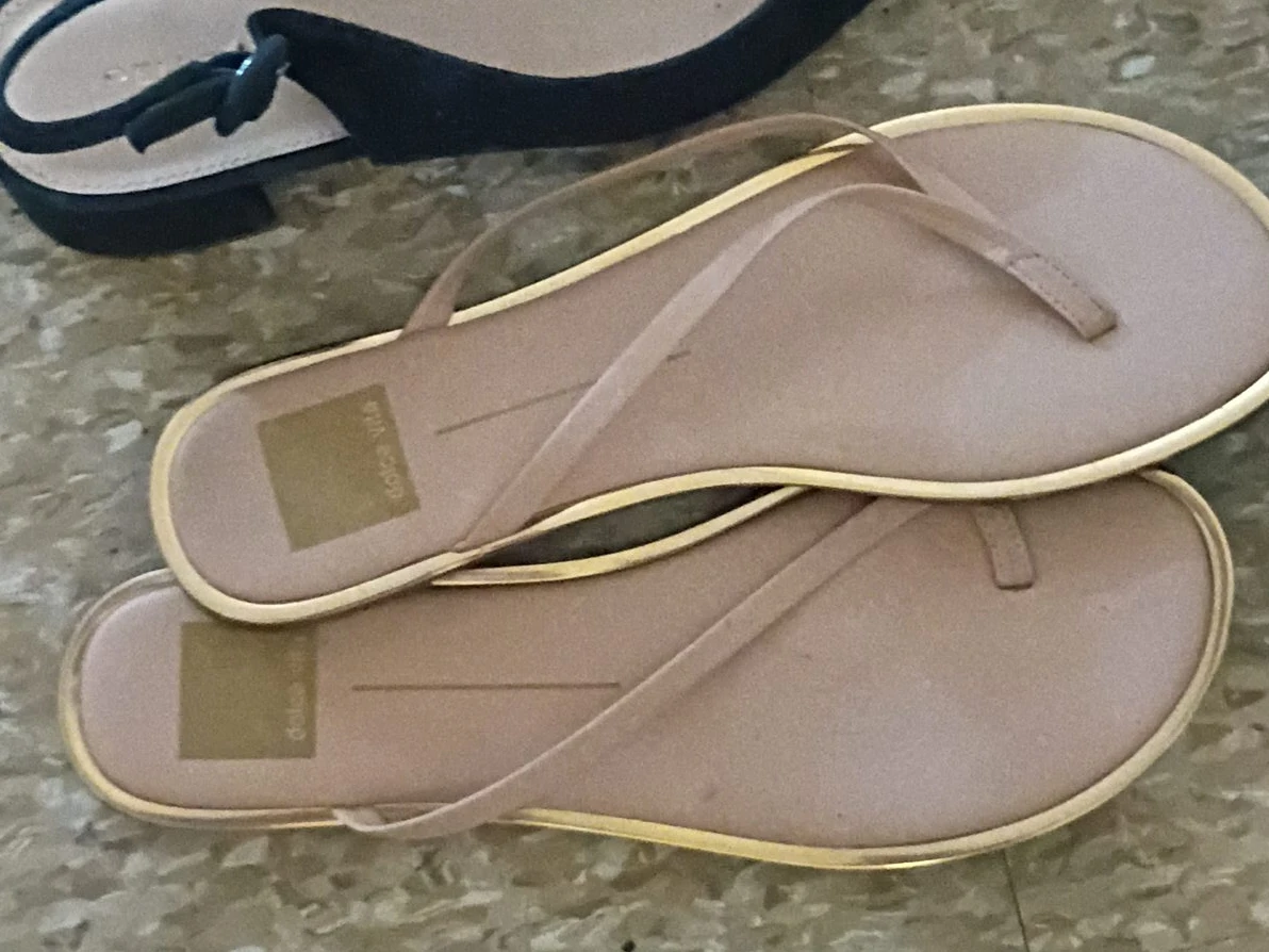 Dolce Vita Flat Sandals - Tan