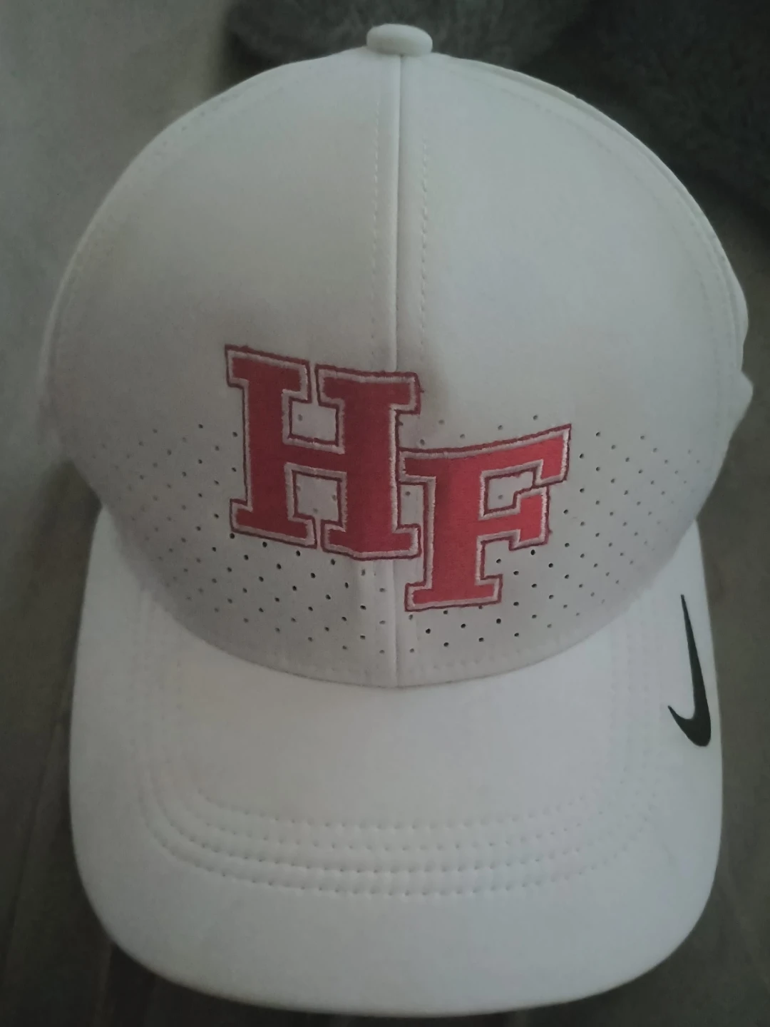 Nike White HF Baseball Cap