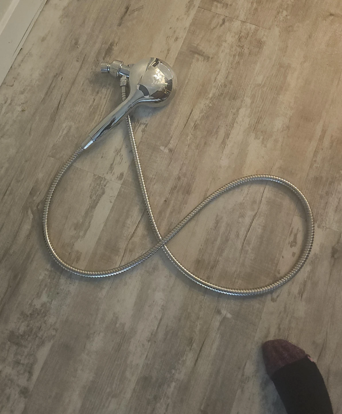 Chrome Handheld Shower Head with Hose