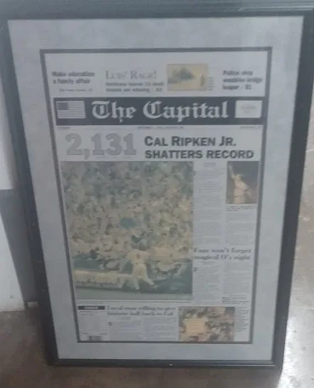 The Capital Newspaper - Cal Ripken Jr. Shatters Record - photo 2