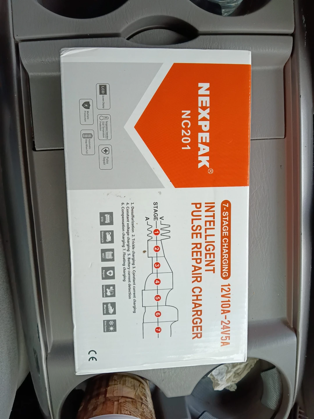 Cargador de batería para tu carro, nuevo
