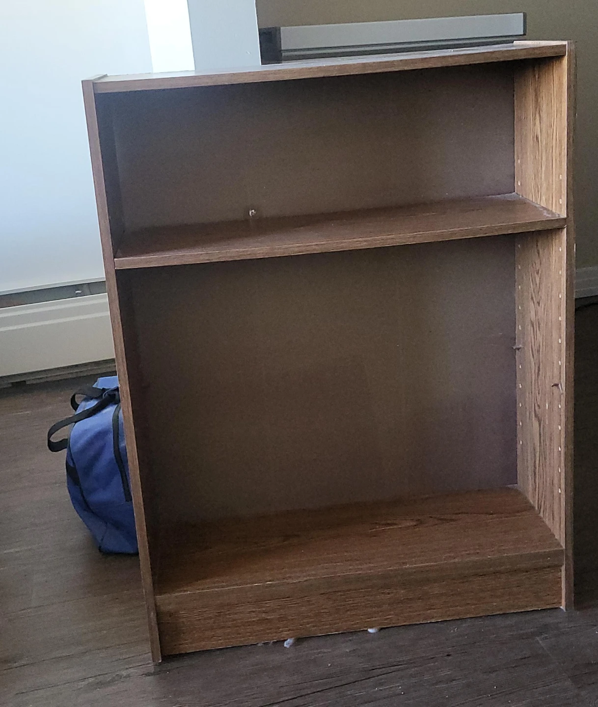 Brown bookshelf